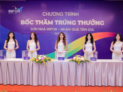 LIVESTREAM BỐC THĂM TRÚNG THƯỞNG “SƠN NHÀ INFOR – NHẬN QUÀ TÂN GIA”