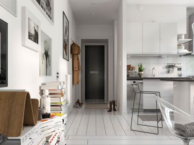 Trắng Tinh khôi với căn hộ hiện đại