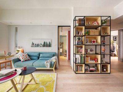 Bất ngờ với sự kết hợp lạ mắt của căn hộ 63m2